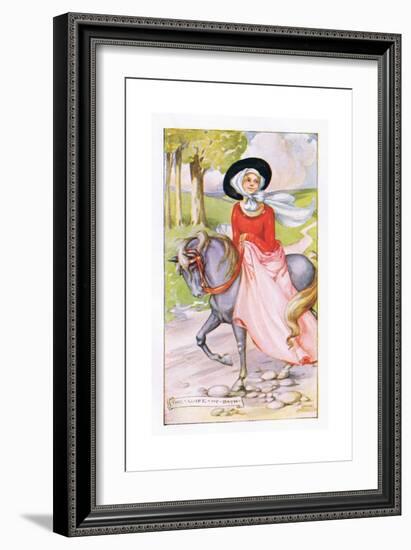 A Lively Lady from Bath-Anne Anderson-Framed Giclee Print