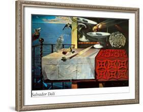 A Lively Still Life-Salvador Dalí-Framed Art Print