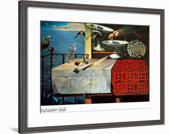 A Lively Still Life-Salvador Dalí-Framed Art Print