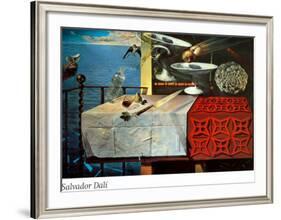 A Lively Still Life-Salvador Dalí-Framed Art Print