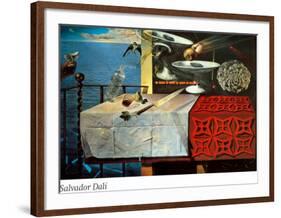 A Lively Still Life-Salvador Dalí-Framed Art Print
