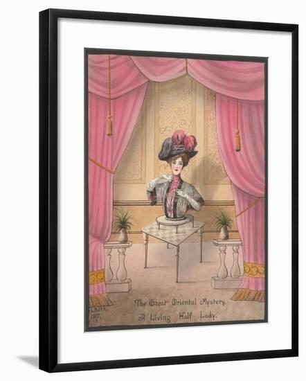 A Living Half Lady-null-Framed Art Print