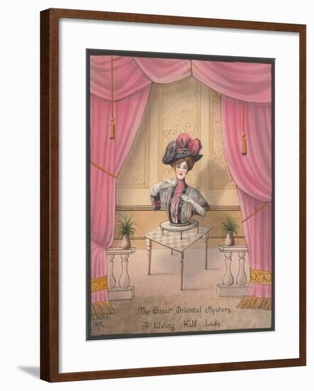 A Living Half Lady-null-Framed Art Print