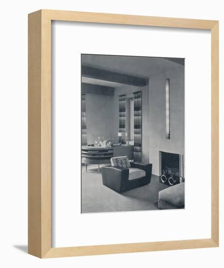 'A living-room in a New York apartment, designed by Frankl Galleries, Inc.', 1935-Unknown-Framed Photographic Print