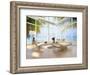 A Loft Apartment Interior with Seascape View-PlusONE-Framed Photographic Print