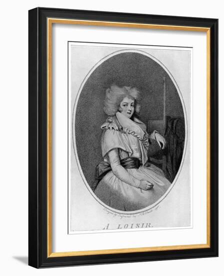 A Loisir, 18th Century-JR Smith-Framed Giclee Print