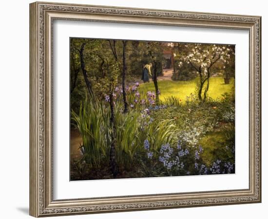 A London Garden, 1904-Thomas Moran-Framed Giclee Print