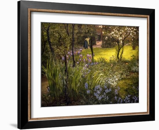 A London Garden, 1904-Thomas Moran-Framed Giclee Print