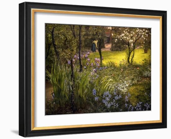 A London Garden, 1904-Thomas Moran-Framed Giclee Print