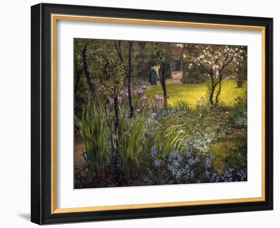 A London Garden, 1904-Thomas Matthews Rooke-Framed Giclee Print