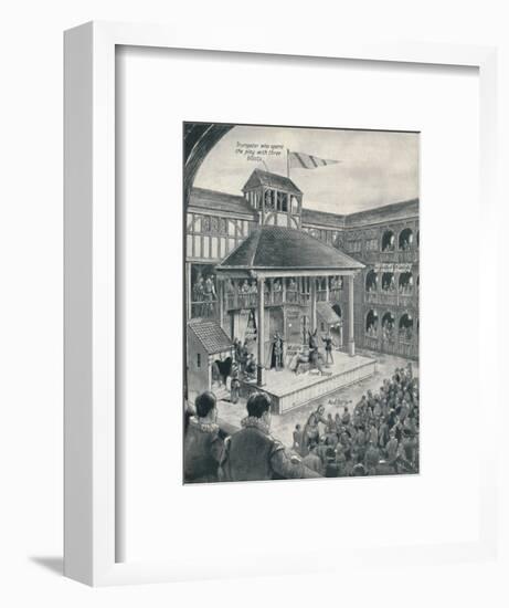 'A London Theatre in Shakespeare's Time', c1934-Unknown-Framed Giclee Print