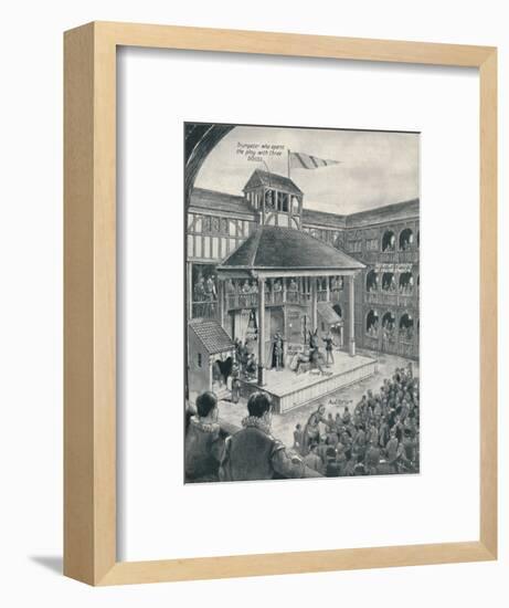 'A London Theatre in Shakespeare's Time', c1934-Unknown-Framed Giclee Print