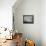 A Lone Balloon Drifts Near the Foothills of Albuquerque, N.M.-null-Framed Premier Image Canvas displayed on a wall