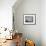 A Lone Balloon Drifts Near the Foothills of Albuquerque, N.M.-null-Framed Photographic Print displayed on a wall