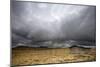 A Lone Hut Sits In The Grass As Storm Clouds Brew Over The Peruvian Countryside-Karine Aigner-Mounted Photographic Print