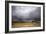 A Lone Hut Sits In The Grass As Storm Clouds Brew Over The Peruvian Countryside-Karine Aigner-Framed Photographic Print