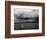 A Lone Sailboat Makes its Way Along Folsom Lake as Heavy Storm Clouds Approach-null-Framed Photographic Print