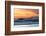 A Long Beach Sunset-Chuck Burdick-Framed Photographic Print