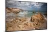 A Long Exposure During the Day by the Rock Formations Near Pedra Furada, Jericoacoara, Brazil-Alex Saberi-Mounted Photographic Print