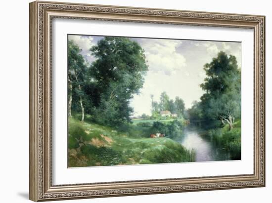 A Long Island River, 1908-Thomas Moran-Framed Giclee Print