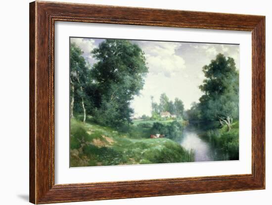 A Long Island River, 1908-Thomas Moran-Framed Giclee Print