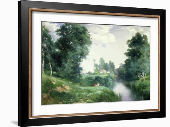 A Long Island River, 1908-Thomas Moran-Framed Giclee Print