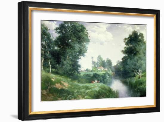 A Long Island River, 1908-Thomas Moran-Framed Giclee Print
