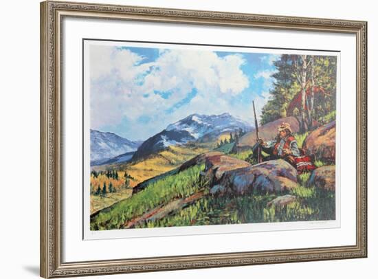 A Long Rifle Awaits-Noel Daggett-Framed Limited Edition