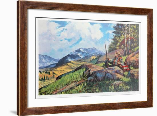 A Long Rifle Awaits-Noel Daggett-Framed Limited Edition