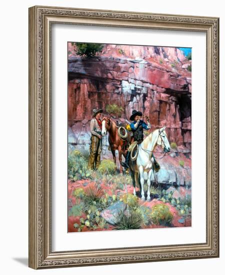 A Long Ways Off-Jack Sorenson-Framed Art Print