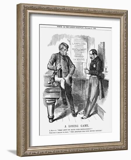 A Losing Game, 1858-null-Framed Giclee Print