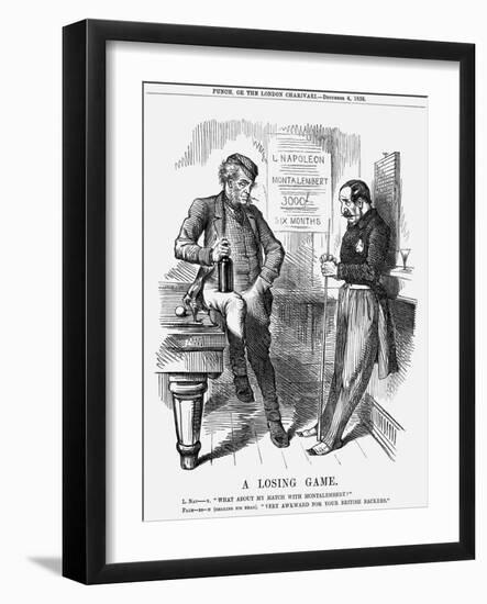 A Losing Game, 1858-null-Framed Giclee Print