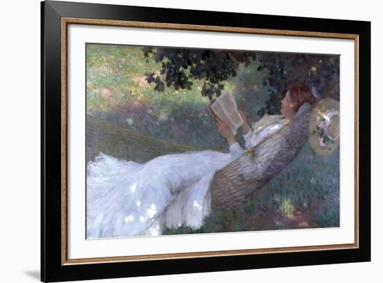 A Love Story, 1903-Emanuel Phillips Fox-Framed Giclee Print