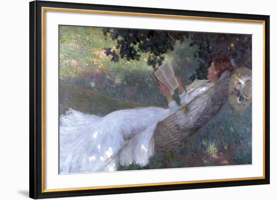 A Love Story, 1903-Emanuel Phillips Fox-Framed Giclee Print