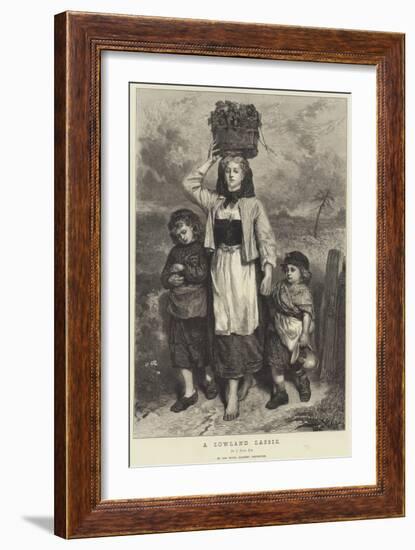 A Lowland Lassie-Thomas Faed-Framed Giclee Print