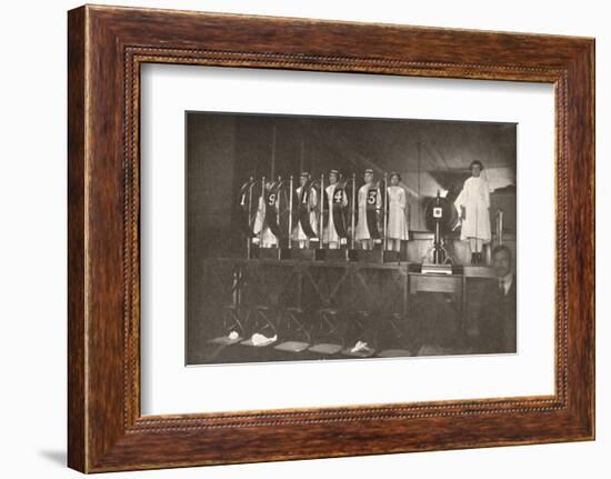 'A lucky number for my readers. How the Rio Daily State Lottery is drawn', 1914-Unknown-Framed Photographic Print