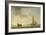 A Lugger and a Smack in Light Airs-Charles Brooking-Framed Giclee Print