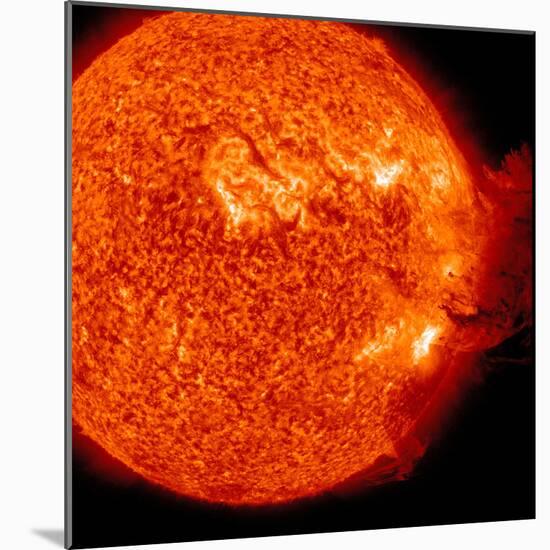 A M-2 Solar Flare with Coronal Mass Ejection-Stocktrek Images-Mounted Photographic Print