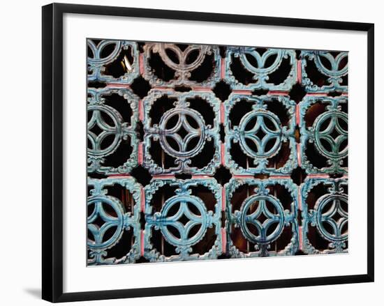 A-Ma Temple Window, Macau, China-Julie Eggers-Framed Photographic Print