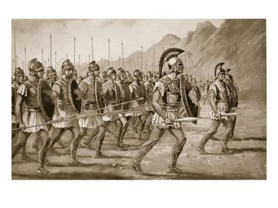 A Macedonian Phalanx Illustration From Hutchinson S History Of The Nations 1915 Giclee Print Rowlandson Art Com