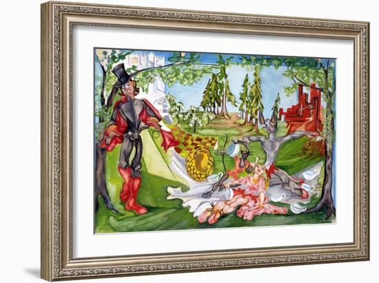 A Mad Tea Party-Zelda Fitzgerald-Framed Art Print