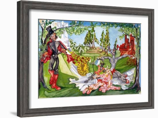 A Mad Tea Party-Zelda Fitzgerald-Framed Art Print