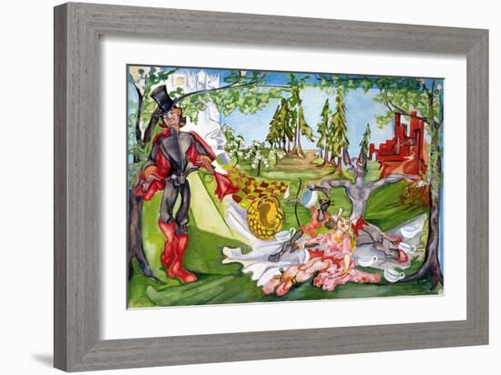 A Mad Tea Party-Zelda Fitzgerald-Framed Art Print