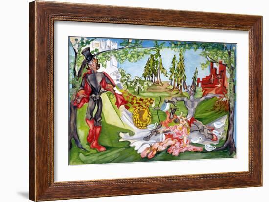 A Mad Tea Party-Zelda Fitzgerald-Framed Premium Giclee Print