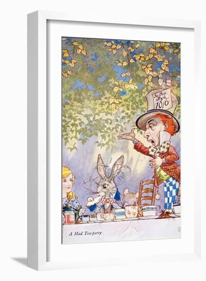 A Mad Teaparty-Charles Folkard-Framed Giclee Print