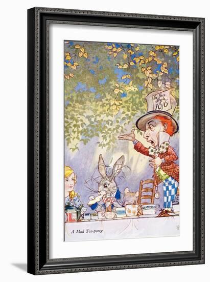 A Mad Teaparty-Charles Folkard-Framed Giclee Print