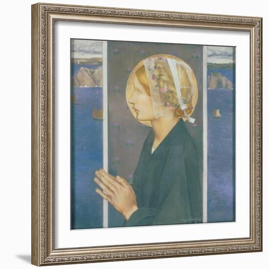 A Madonna of Brittany, 1913-Edward Reginald Frampton-Framed Giclee Print