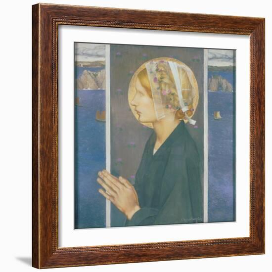 A Madonna of Brittany, 1913-Edward Reginald Frampton-Framed Giclee Print