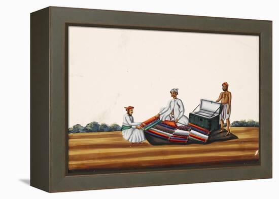A Madras Hawker, from Thanjavur, India-null-Framed Premier Image Canvas