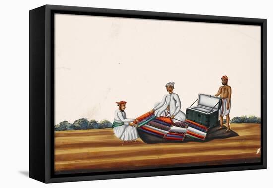 A Madras Hawker, from Thanjavur, India-null-Framed Premier Image Canvas